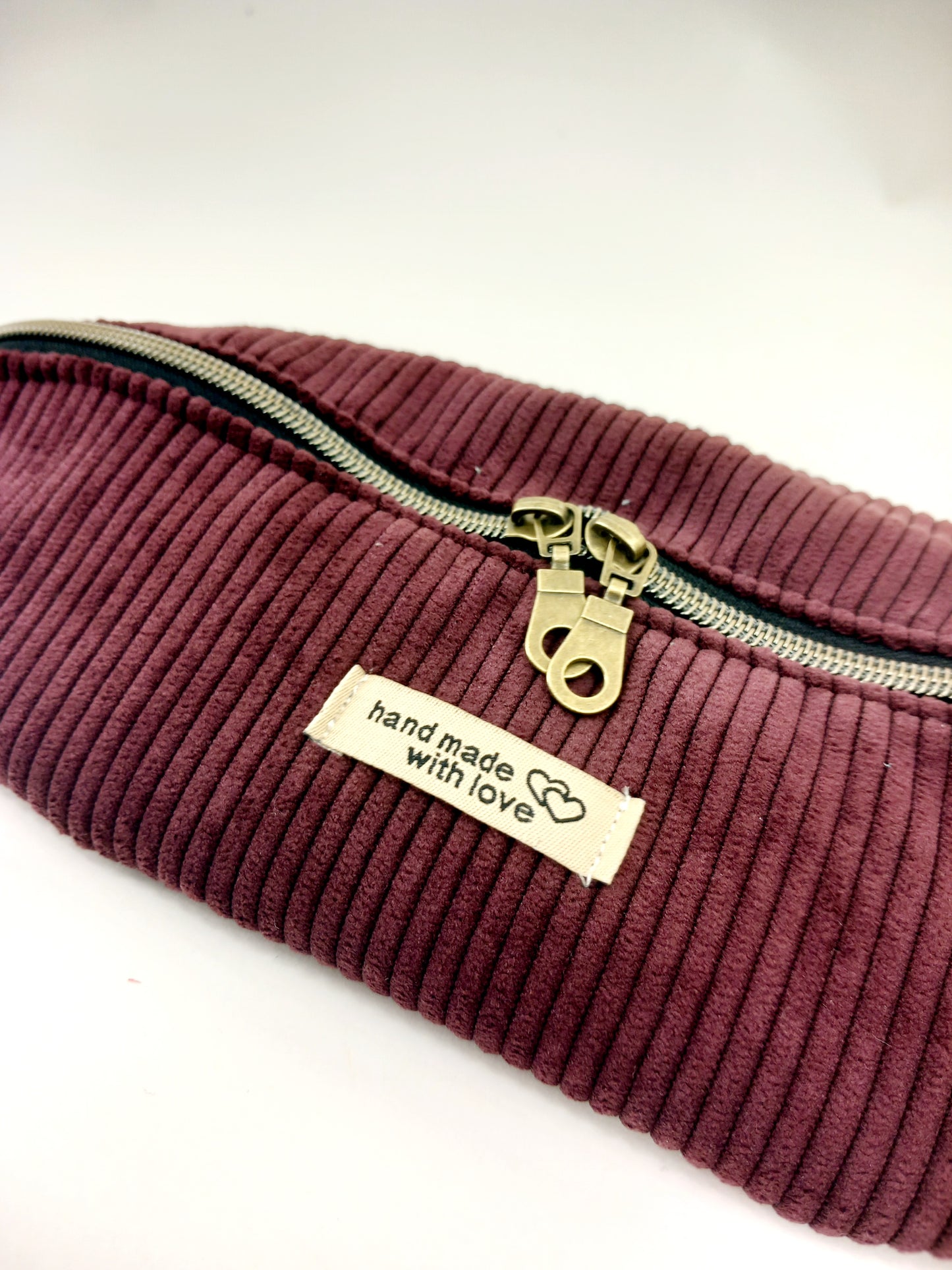 Trousse maquillage prune