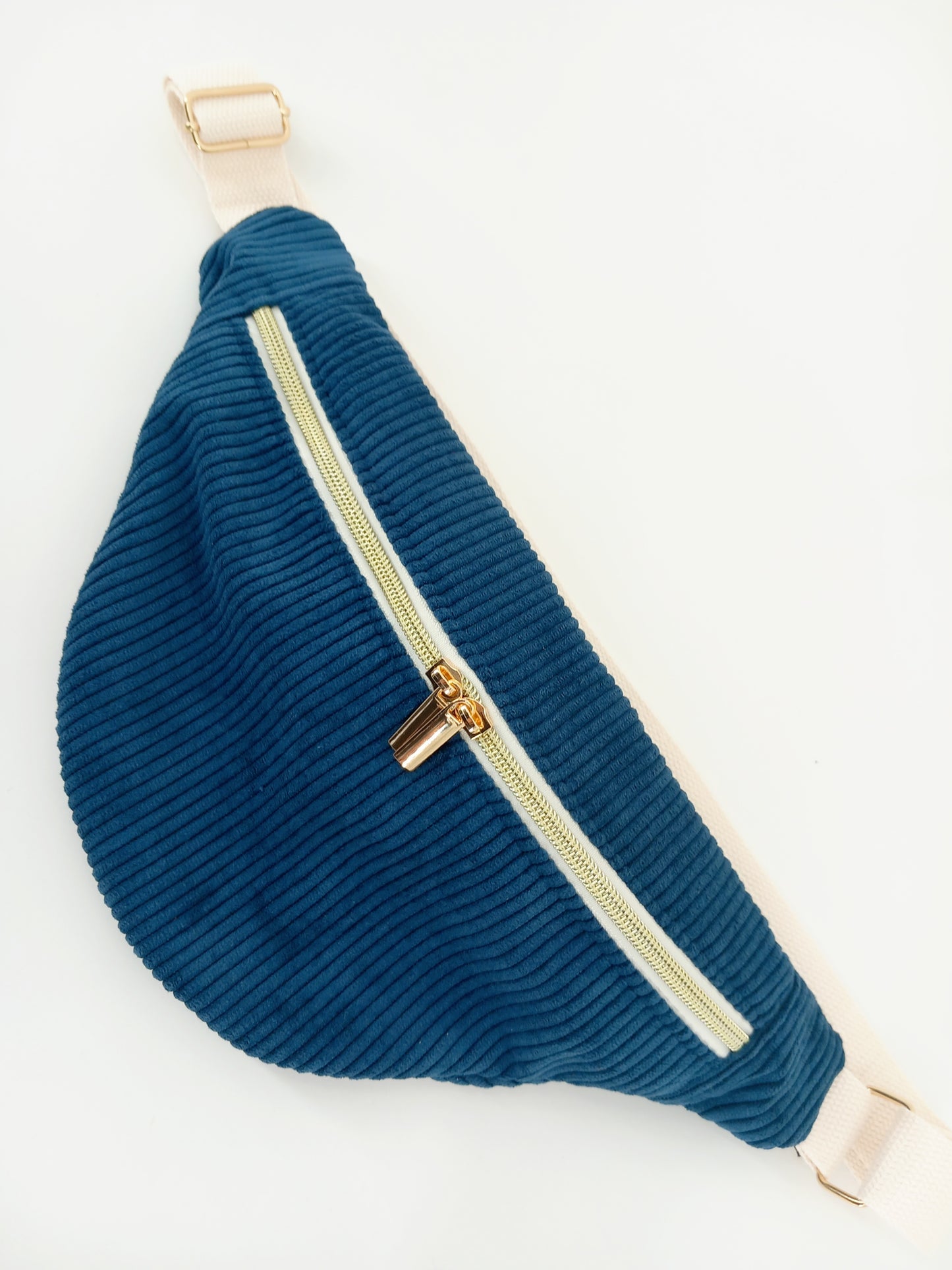 Banane petit modèle velours bleu