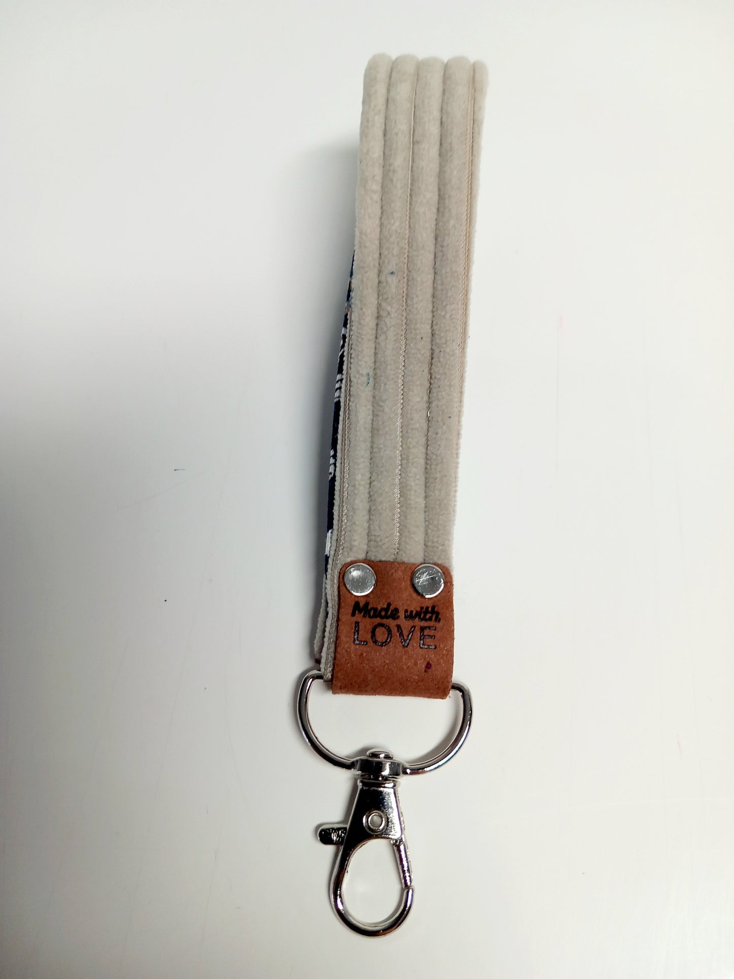Porte-clé beige